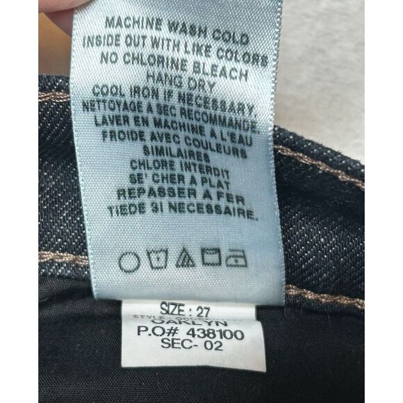 Joe's Womens Size 27 Oaklyn High Rise Straight Ankle Dark Wash‎ Stretch Jeans - Picture 12 of 14